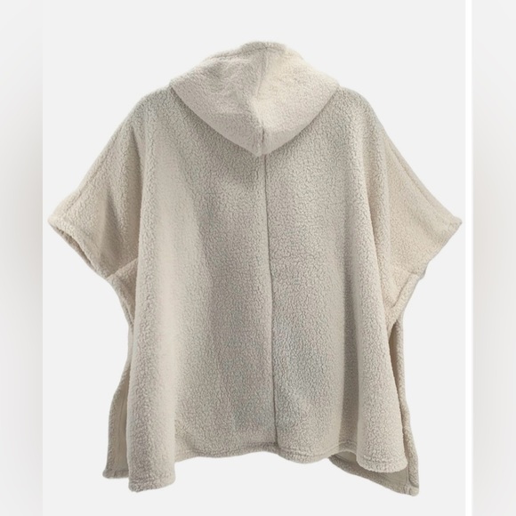 Koolaburra by Ugg cozy popcorn Sherpa hoodie new without tags size Large, cream - Picture 2 of 6